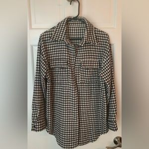 Houndstooth Shacket/Jacket